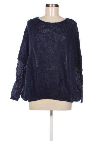 Дамски пуловер Zara Knitwear, Размер M, Цвят Син, Цена 14,85 лв.