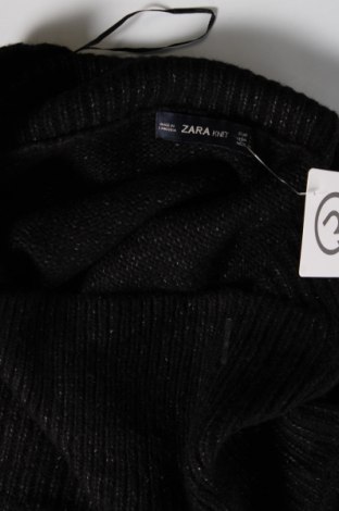 Pulover de femei Zara Knitwear, Mărime L, Culoare Negru, Preț 57,53 Lei
