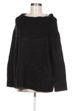 Дамски пуловер Zara Knitwear, Размер L, Цвят Черен, Цена 25,97 лв.