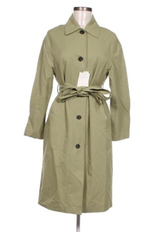 Damen Trench Coat Bershka, Größe XS, Farbe Grün, Preis € 30,93