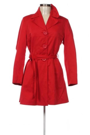 Damen Trenchcoat F&F, Größe L, Farbe Rot, Preis 26,98 €