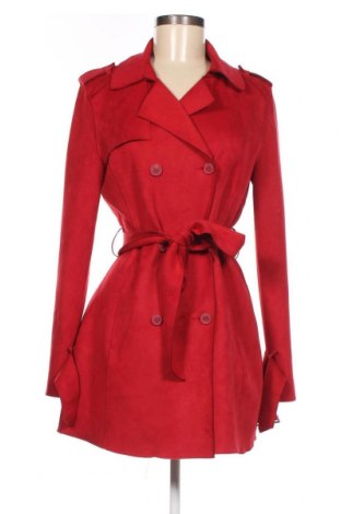 Damen Trench Coat Orsay, Größe M, Farbe Rot, Preis € 28,70
