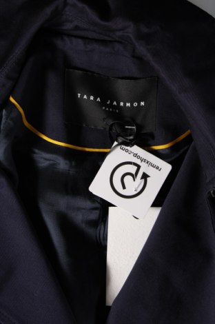 Damen Trenchcoat Tara Jarmon, Größe XS, Farbe Blau, Preis 112,12 €