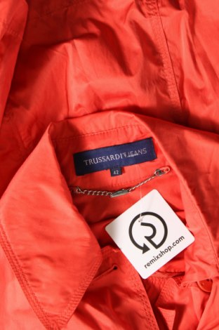 Дамски шлифер Trussardi Jeans, Размер L, Цвят Оранжев, Цена 90,42 лв.