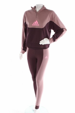 Γυναικείο αθλητικό σύνολο Adidas, Μέγεθος XS, Χρώμα Ρόζ , Τιμή 43,30 €