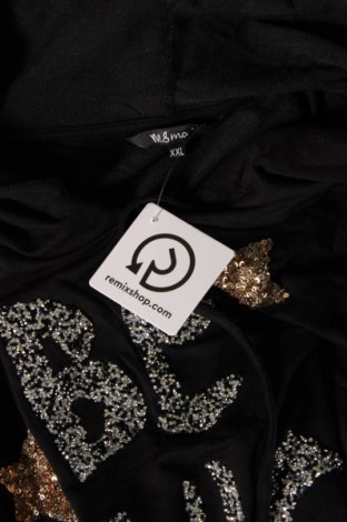 Γυναικείο φούτερ Ms Mode, Μέγεθος XXL, Χρώμα Μαύρο, Τιμή 14,35 €