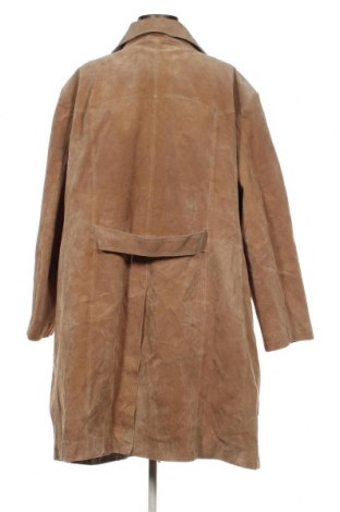 Damen Ledermantel So Bin Ich, Größe 4XL, Farbe Beige, Preis 39,02 €