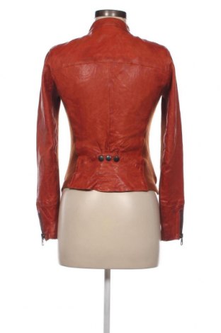 Dámska kožená bunda , Veľkosť M, Farba Oranžová, Cena  48,54 €