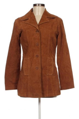Dámska kožená bunda , Veľkosť S, Farba Béžová, Cena  47,32 €