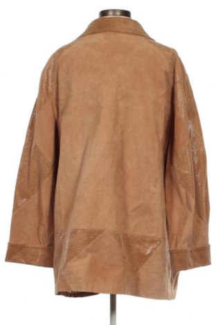 Dámská kožená bunda , Velikost 3XL, Barva Béžová, Cena  1 450,00 Kč