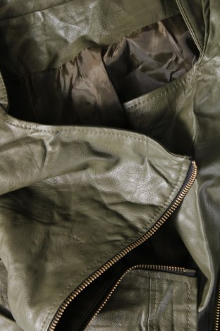 Dámska kožená bunda , Veľkosť L, Farba Zelená, Cena  11,95 €