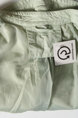 Γυναικείο δερμάτινο μπουφάν, Μέγεθος L, Χρώμα Πράσινο, Τιμή 23,64 €