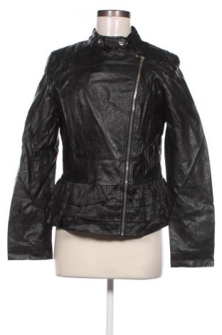 Γυναικείο δερμάτινο μπουφάν, Μέγεθος XL, Χρώμα Μαύρο, Τιμή 23,64 €