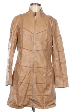 Dámská kožená bunda , Velikost L, Barva Béžová, Cena  609,00 Kč