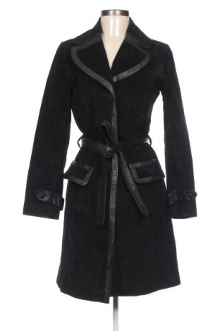 Γυναικείο δερμάτινο μπουφάν, Μέγεθος XS, Χρώμα Μαύρο, Τιμή 51,63 €