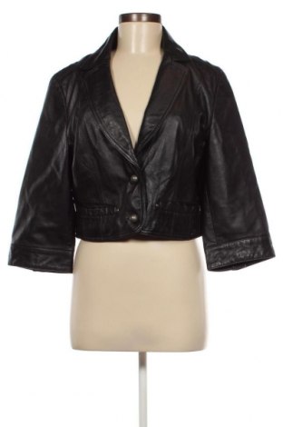 Damen Lederjacke, Größe S, Farbe Schwarz, Preis 50,63 €