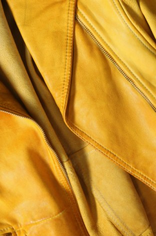 Dámska kožená bunda , Veľkosť S, Farba Žltá, Cena  60,67 €