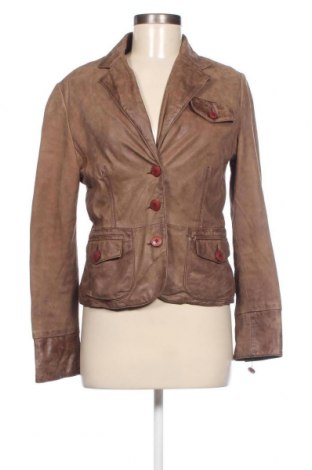 Dámska kožená bunda , Veľkosť S, Farba Hnedá, Cena  48,54 €