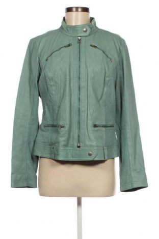 Damen Lederjacke, Größe XL, Farbe Grün, Preis € 59,57