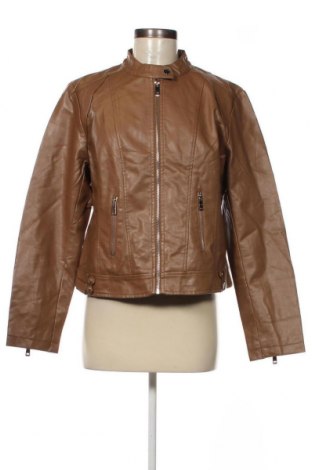 Dámska kožená bunda , Veľkosť XL, Farba Hnedá, Cena  16,54 €