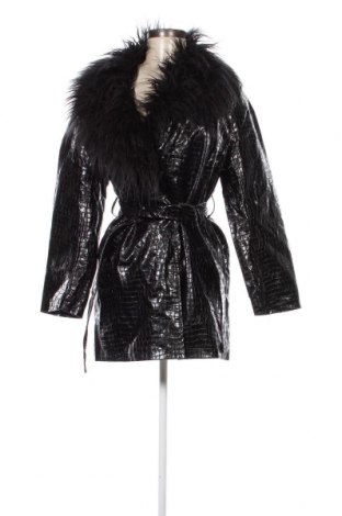 Γυναικείο δερμάτινο μπουφάν ASOS, Μέγεθος XXS, Χρώμα Μαύρο, Τιμή 22,27 €