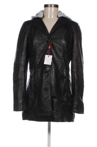 Γυναικείο δερμάτινο μπουφάν Alpenblitz, Μέγεθος M, Χρώμα Μαύρο, Τιμή 194,17 €