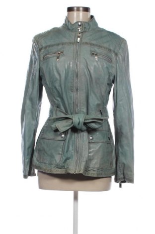 Damen Lederjacke Apart, Größe L, Farbe Grün, Preis 157,27 €