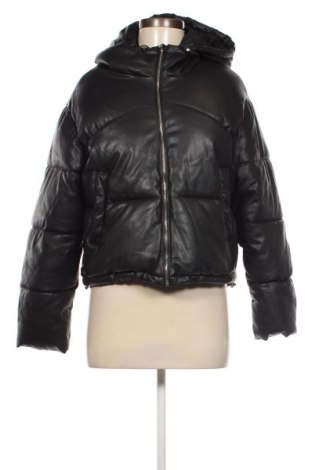 Dámska kožená bunda  Bershka, Veľkosť S, Farba Čierna, Cena  21,67 €