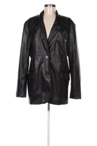 Dámská kožená bunda  Bershka, Velikost XL, Barva Černá, Cena  531,00 Kč