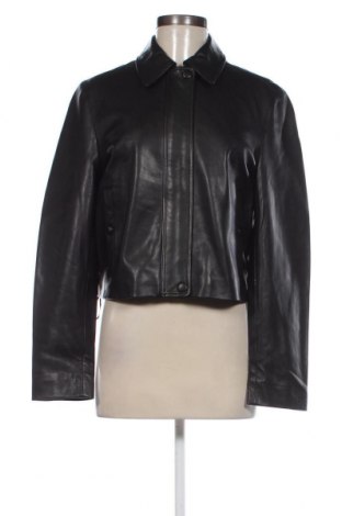 Γυναικείο δερμάτινο μπουφάν Calvin Klein, Μέγεθος L, Χρώμα Μαύρο, Τιμή 207,46 €