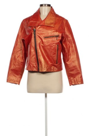 Damen Lederjacke Dakota, Größe M, Farbe Orange, Preis 46,73 €