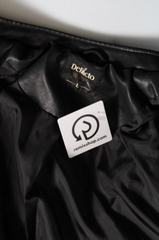 Dámska kožená bunda  Defacto, Veľkosť L, Farba Čierna, Cena  16,54 €