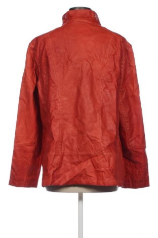 Damen Lederjacke Designer S, Größe XL, Farbe Orange, Preis 16,37 €