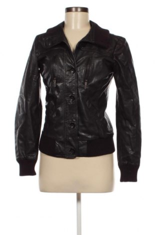 Γυναικείο δερμάτινο μπουφάν Esprit, Μέγεθος XS, Χρώμα Μαύρο, Τιμή 68,99 €