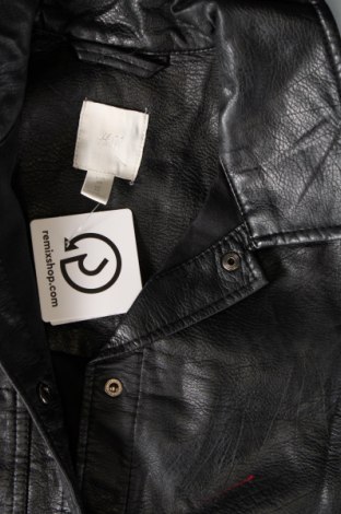 Dámska kožená bunda  H&M, Veľkosť XS, Farba Čierna, Cena  14,72 €