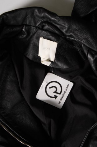 Γυναικείο δερμάτινο μπουφάν H&M, Μέγεθος M, Χρώμα Μαύρο, Τιμή 16,67 €