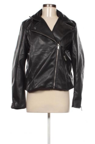 Γυναικείο δερμάτινο μπουφάν H&M, Μέγεθος XL, Χρώμα Μαύρο, Τιμή 21,22 €