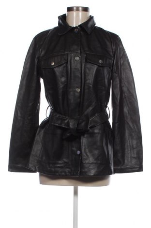Γυναικείο δερμάτινο μπουφάν H&M Divided, Μέγεθος M, Χρώμα Μαύρο, Τιμή 22,73 €