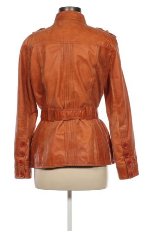 Damen Lederjacke Heine, Größe M, Farbe Orange, Preis € 62,69