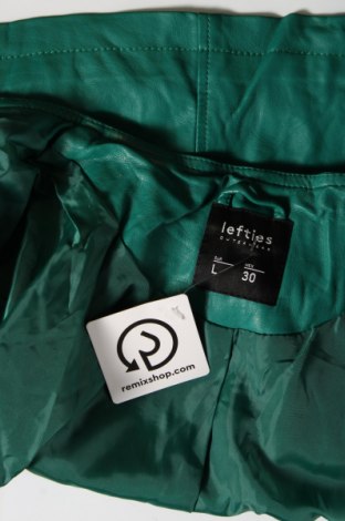 Dámska kožená bunda  Lefties, Veľkosť L, Farba Zelená, Cena  21,67 €