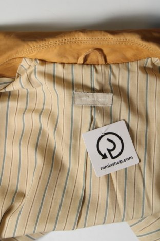 Damen Lederjacke Massimo Dutti, Größe S, Farbe Gelb, Preis 157,27 €