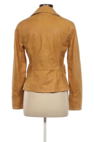 Damen Lederjacke Massimo Dutti, Größe S, Farbe Gelb, Preis 157,27 €