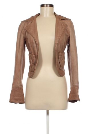 Dámska kožená bunda  Max&Co., Veľkosť S, Farba Béžová, Cena  169,68 €