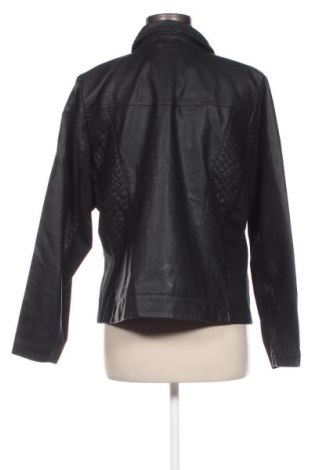 Γυναικείο δερμάτινο μπουφάν Ms Mode, Μέγεθος XL, Χρώμα Μαύρο, Τιμή 23,64 €