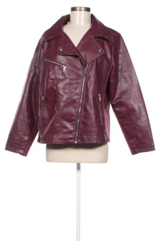 Dámska kožená bunda  Ms Mode, Veľkosť 3XL, Farba Červená, Cena  27,78 €