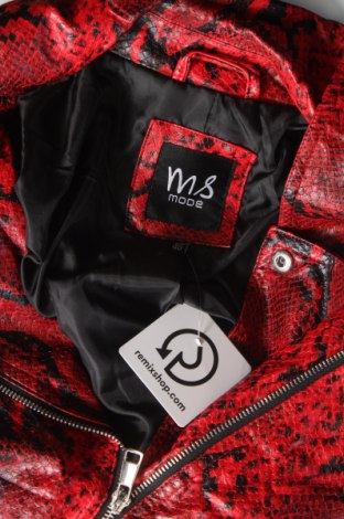Dámska kožená bunda  Ms Mode, Veľkosť M, Farba Červená, Cena  16,67 €