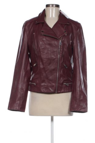 Dámska kožená bunda  Naf Naf, Veľkosť L, Farba Červená, Cena  100,82 €