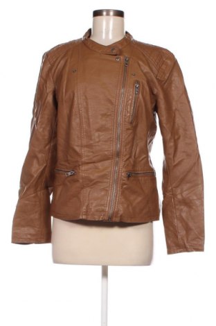 Damen Lederjacke ONLY, Größe L, Farbe Braun, Preis 14,99 €