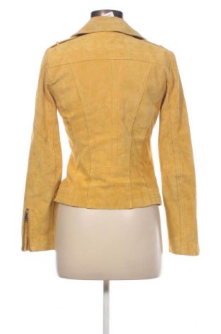 Dámska kožená bunda  ONLY, Veľkosť S, Farba Žltá, Cena  45,52 €