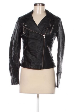Γυναικείο δερμάτινο μπουφάν ONLY, Μέγεθος S, Χρώμα Μαύρο, Τιμή 20,29 €